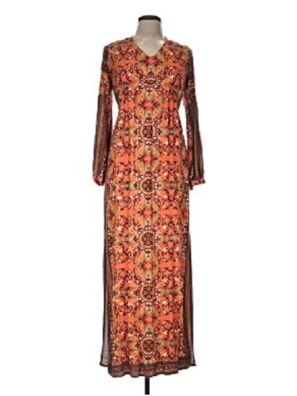 FARM Rio X Anthropologie Clarabelle Maxi Dress Size Medium - Picture 4 of 8